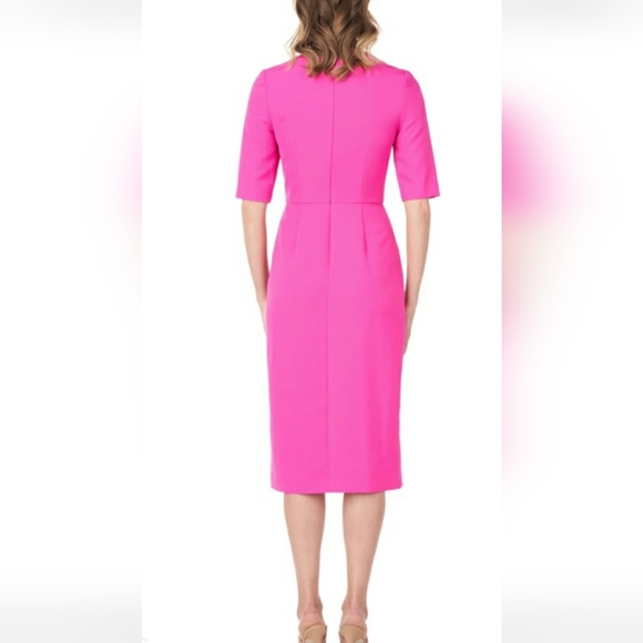 Kay Unger New York Womens Tinsley Pink Cocktail and Party Dress Size 16 NWT - Picture 2 of 6